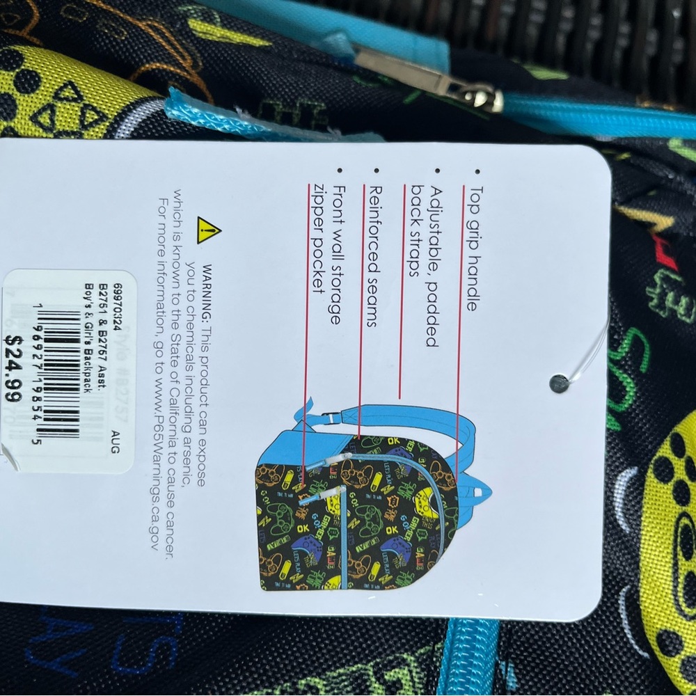 Backpack video game controller pattern - Picture 3 of 8